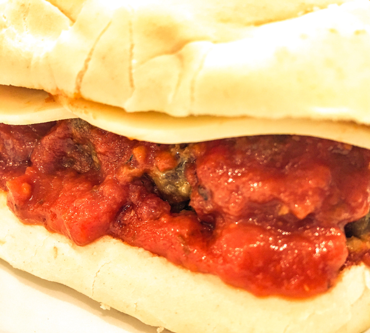 Crockpot meatball hoagies