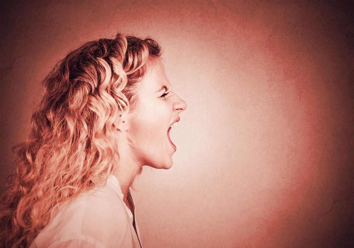 Because I screamed so