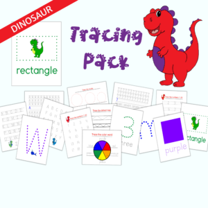 Dinosaur Tracing Pack