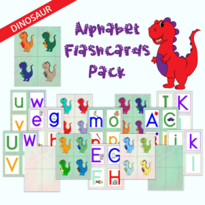 Dinosaur Letter Flashcards