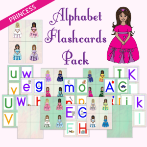 Princess Letter Flashcards