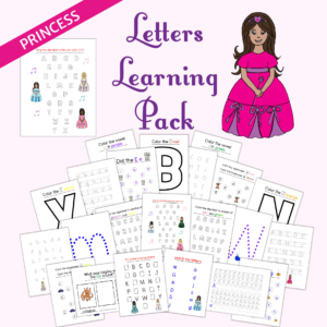 Princess Letter Learning Pack