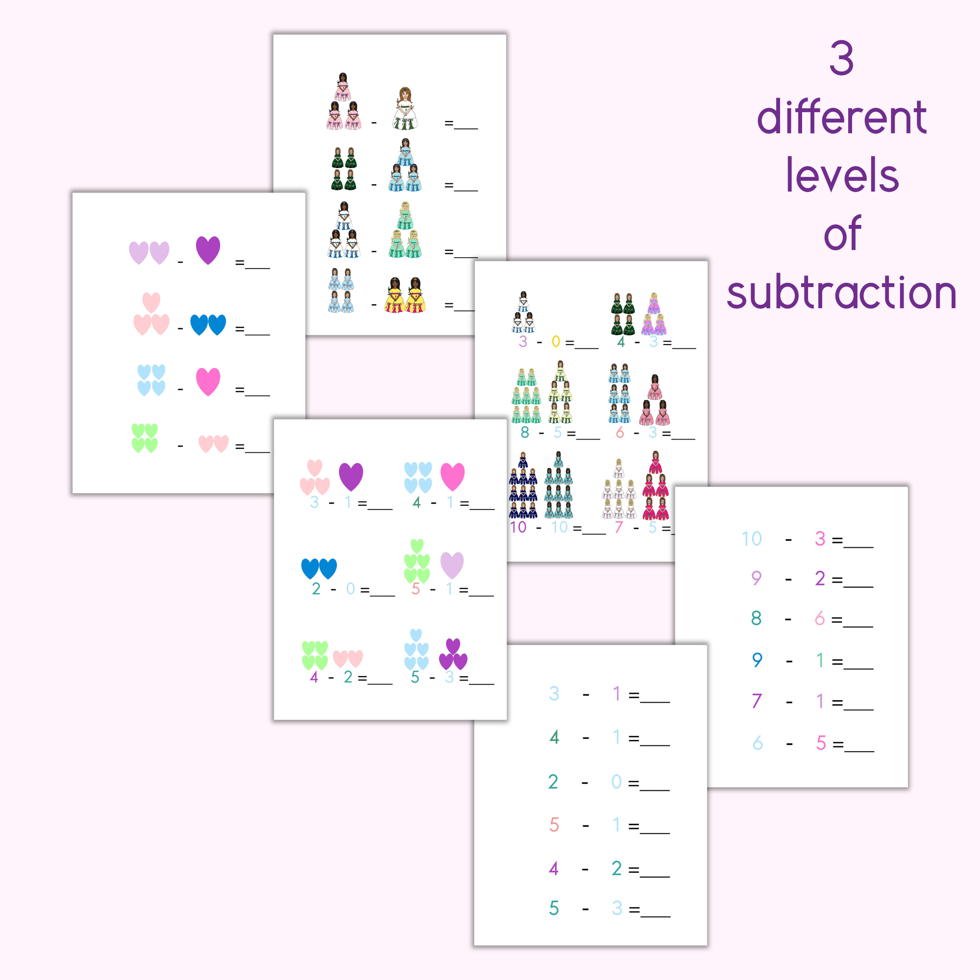 Princess Math Pack | No, YOU Need to Calm Down!