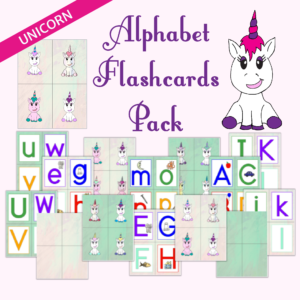 Unicorn Letter Flashcards